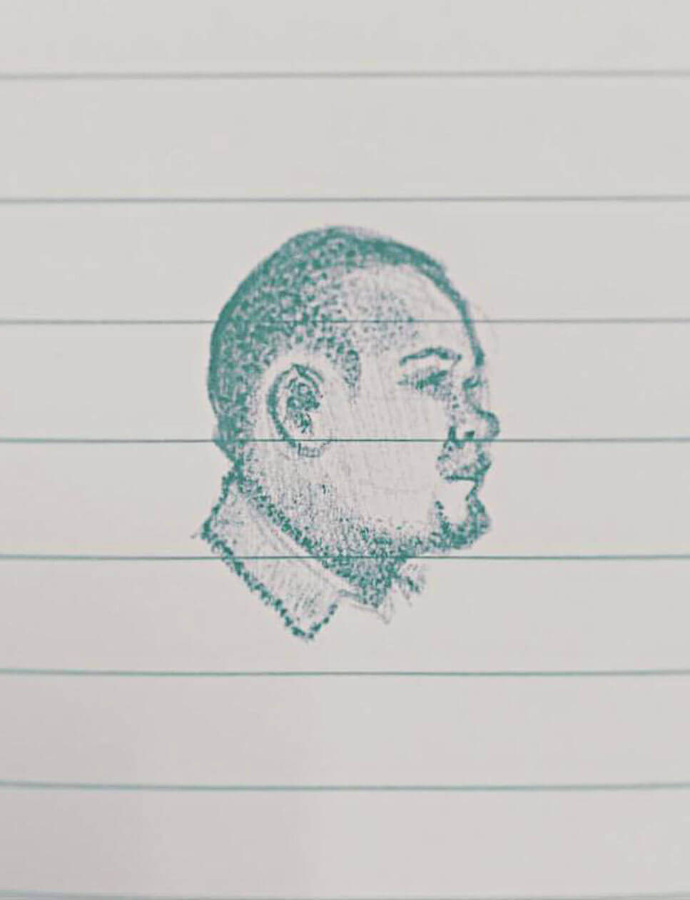 Observational figure drawing of a man teaching a class by Roberto Millan and millan.tv.